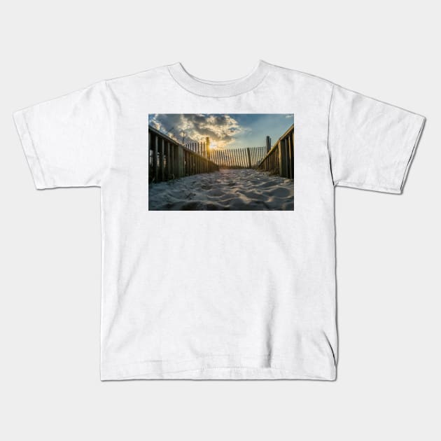 Seascapes path Kids T-Shirt by KensLensDesigns